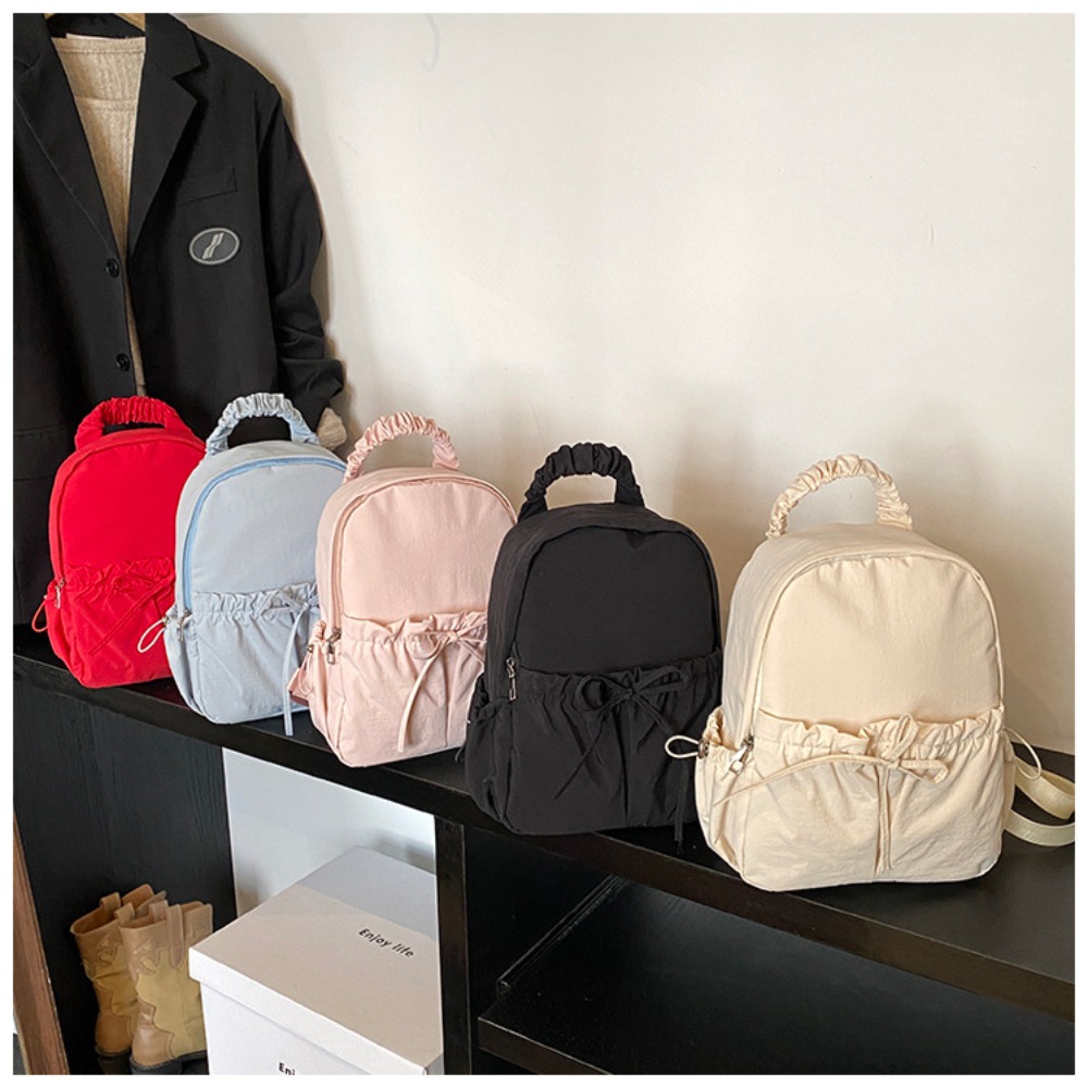 Tas Ransel Wanita Gaya Jepang, - Canvas Backpack Casual ulasan dan harga