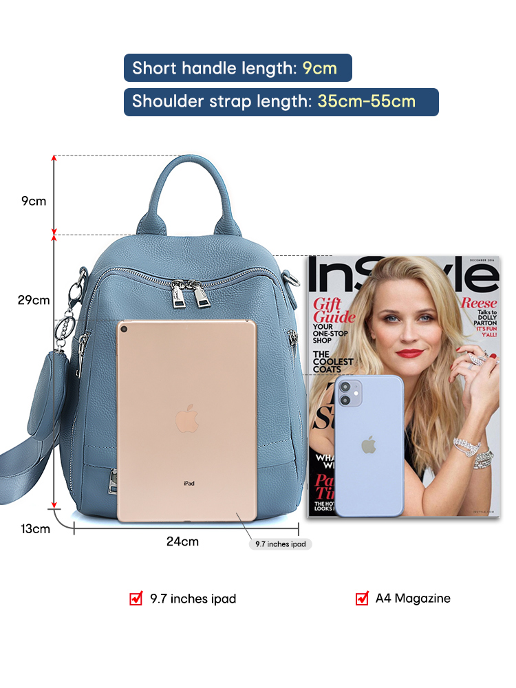 Zency Tas Ransel Kulit Asli Wa - Fashion Backpack Women ulasan dan harga