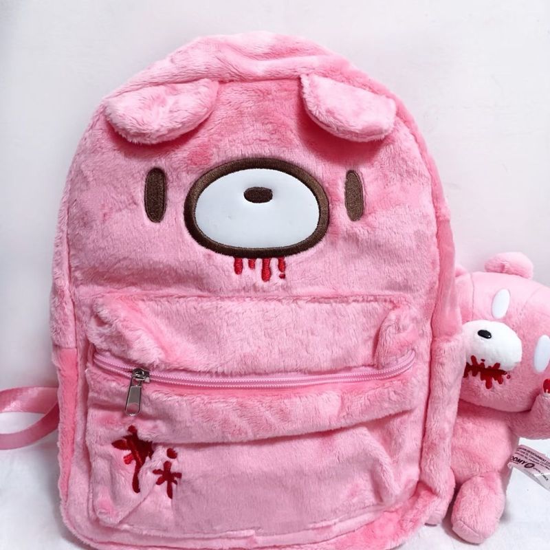 Ransel Lucu Gloomy Bear Pink K - Fashion Backpack Women ulasan dan harga