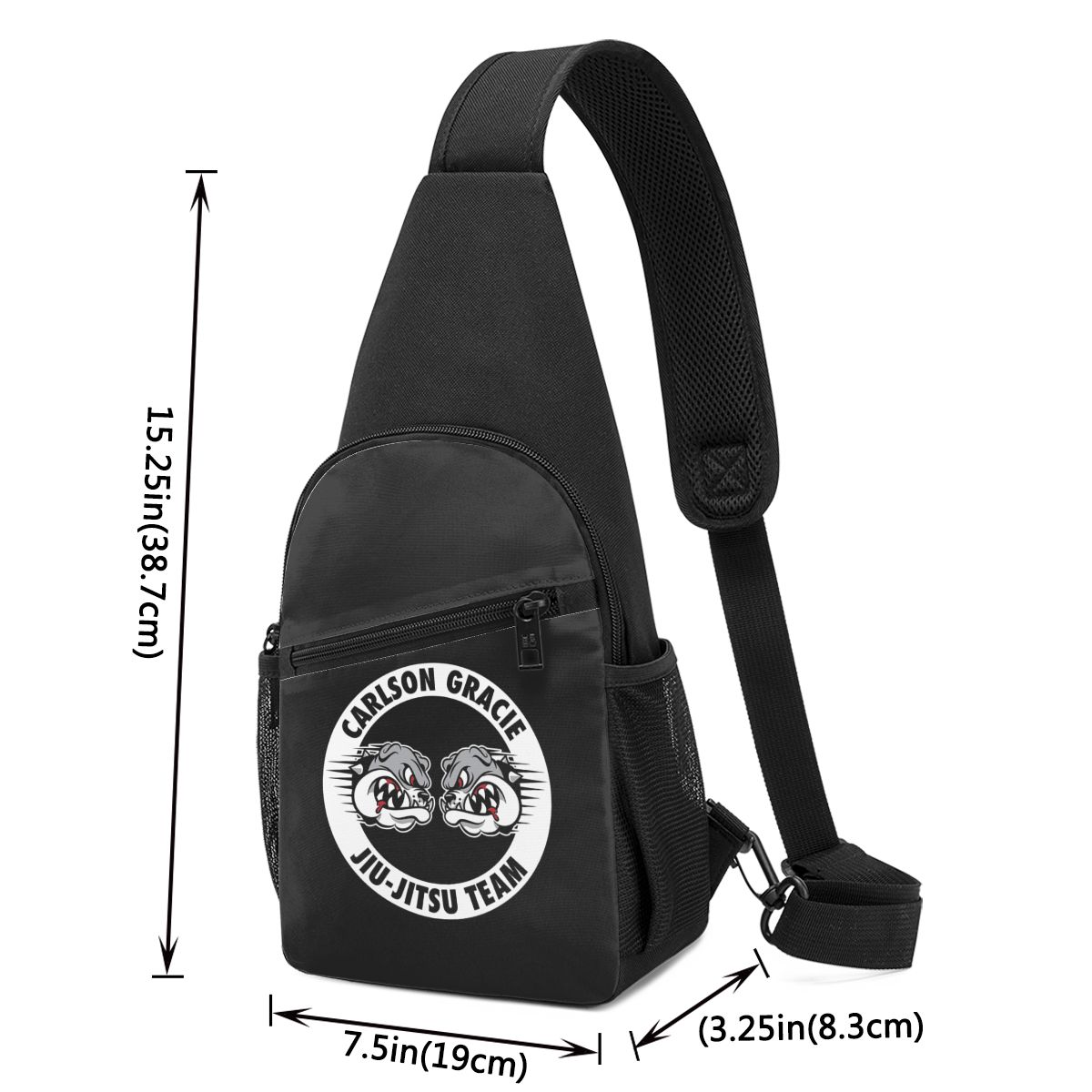 Carlson Gracie Jiu-Jitsu Team  - Sling Backpack Shoulder ulasan dan harga